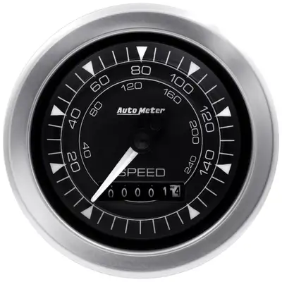 AutoMeter Gauge Speedometer 3 3/8in 160mph Elec. Programmable Chrono