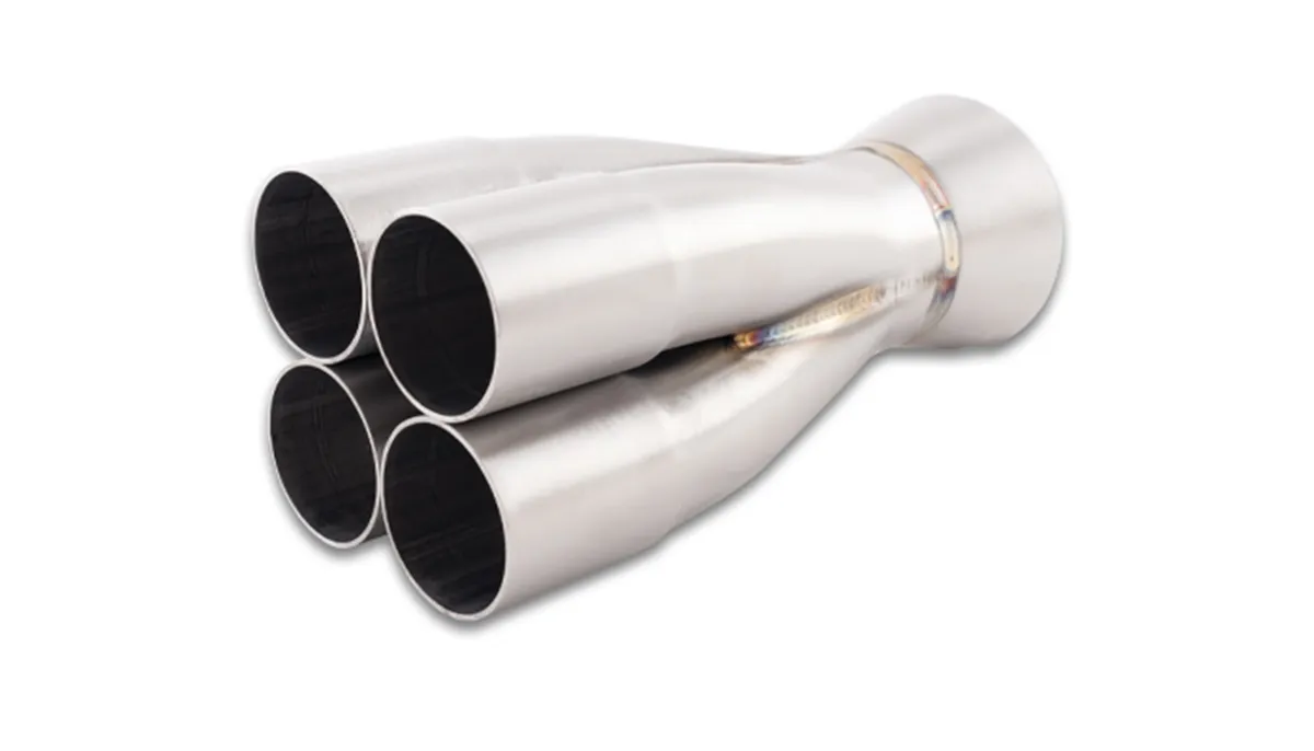 Vibrant Performance - 10304 - 4-1 Merge Collector, 1.625 in. Inlet I.D.; Merge O.D. - 2.25 in.; Outlet O.D. - 3.00 in. product image