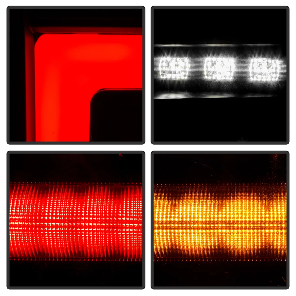 ( Spyder ) Chevy Tahoe / Suburban 2021 - 2023 Halgen Model Only ( Not Compatible With Factory LED Model ) LED Tail Lights - Greeting Lights - LED White Light Bar Parking Light - Black product image