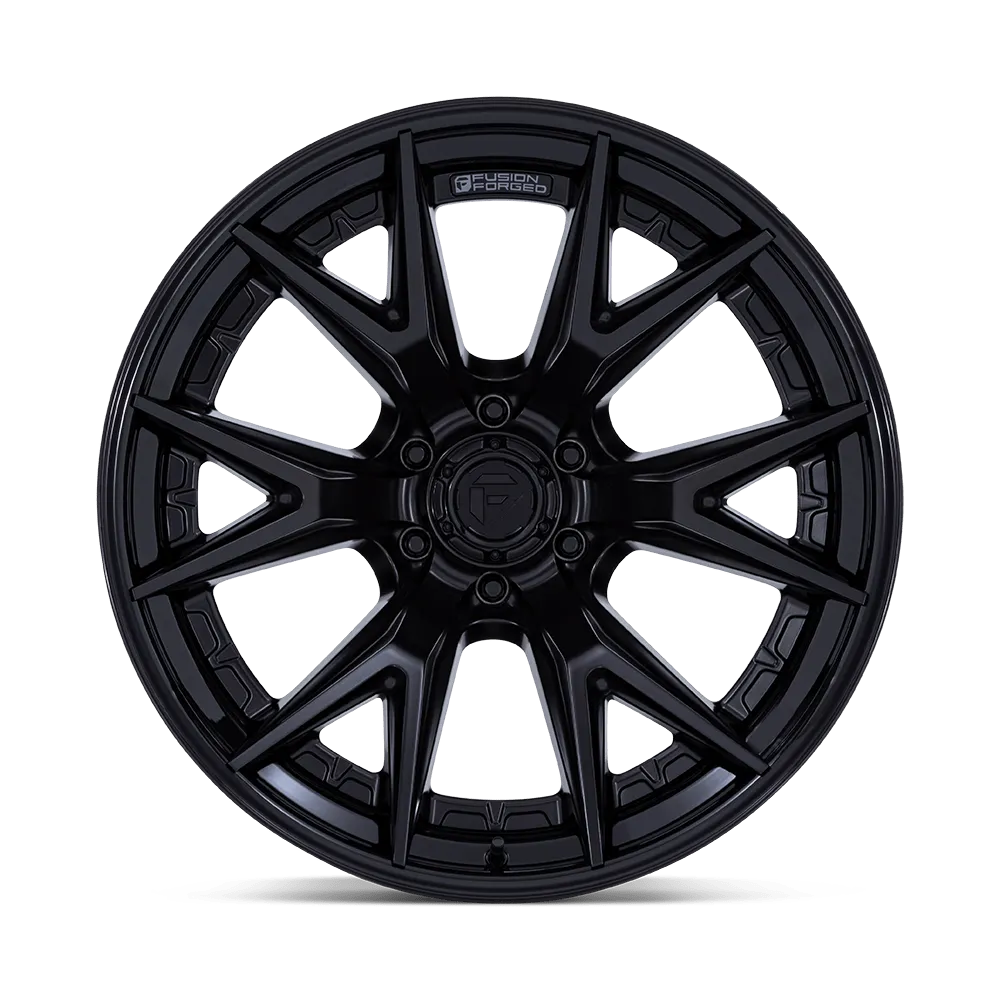 Fuel Wheels | Catalyst | Matte Black w/ Gloss Black Lip product image
