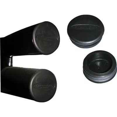 Smittybilt Universal Bumper End Caps - 3in Tube - Pair - Chorme