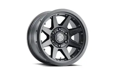 ICON Vehicle Dynamics 17 Rebound Pro Wheels Size 17x8.5 Finish Sat Black Bolt Pattern 5 x 5 Backspace 4.5 Offset 6mm