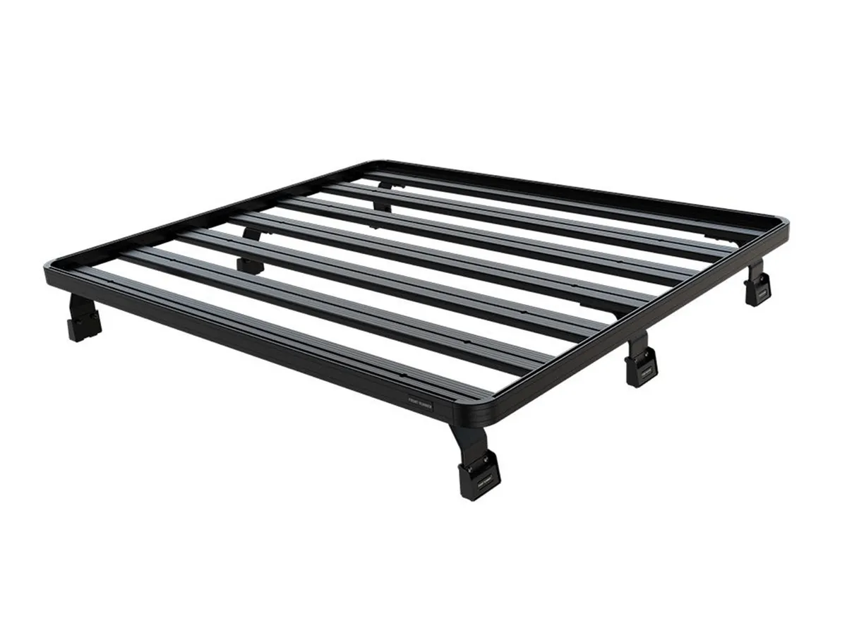 Slimline II Bed Rack Kit; Incl. 3 Pick-Up Roll Top Leg Mount; 1575mm x 1358mm SLII Tray; For 2022-Current Mahindra Pik Up Double Cab; product image