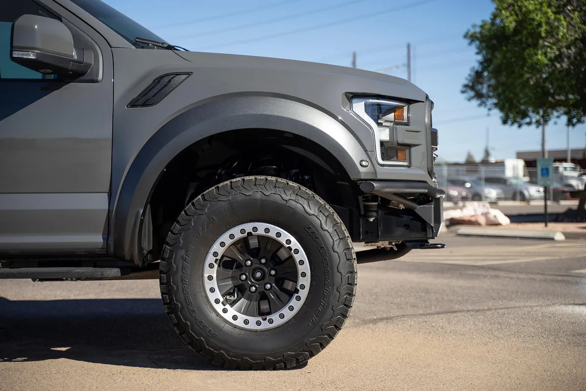 1720 F150 Raptor Add Pro Bolton Front Bumper W/6 Dually Mounts/20 Universal Mounthammer Black product image