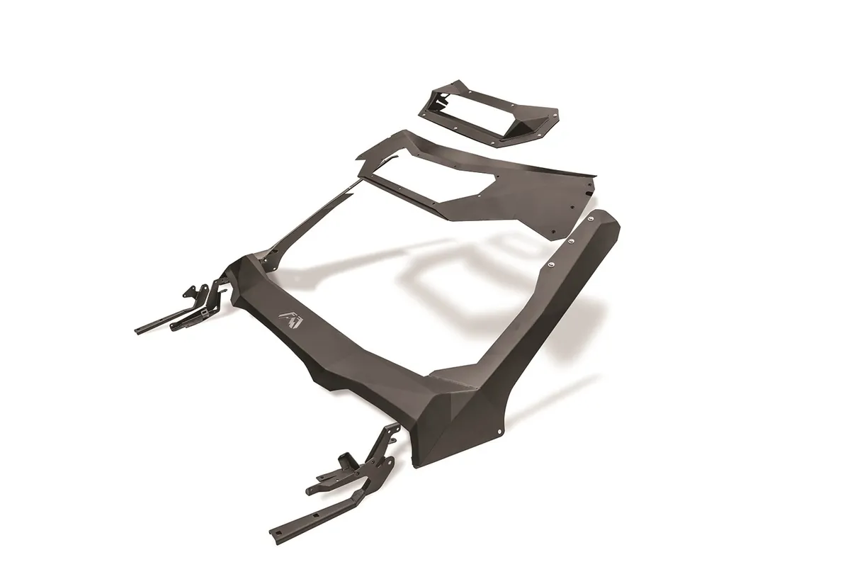 ViCowl Light Insert; 2 Stage Black Powder Coated; Light Bar Insert; For use w/ViCowl; product image