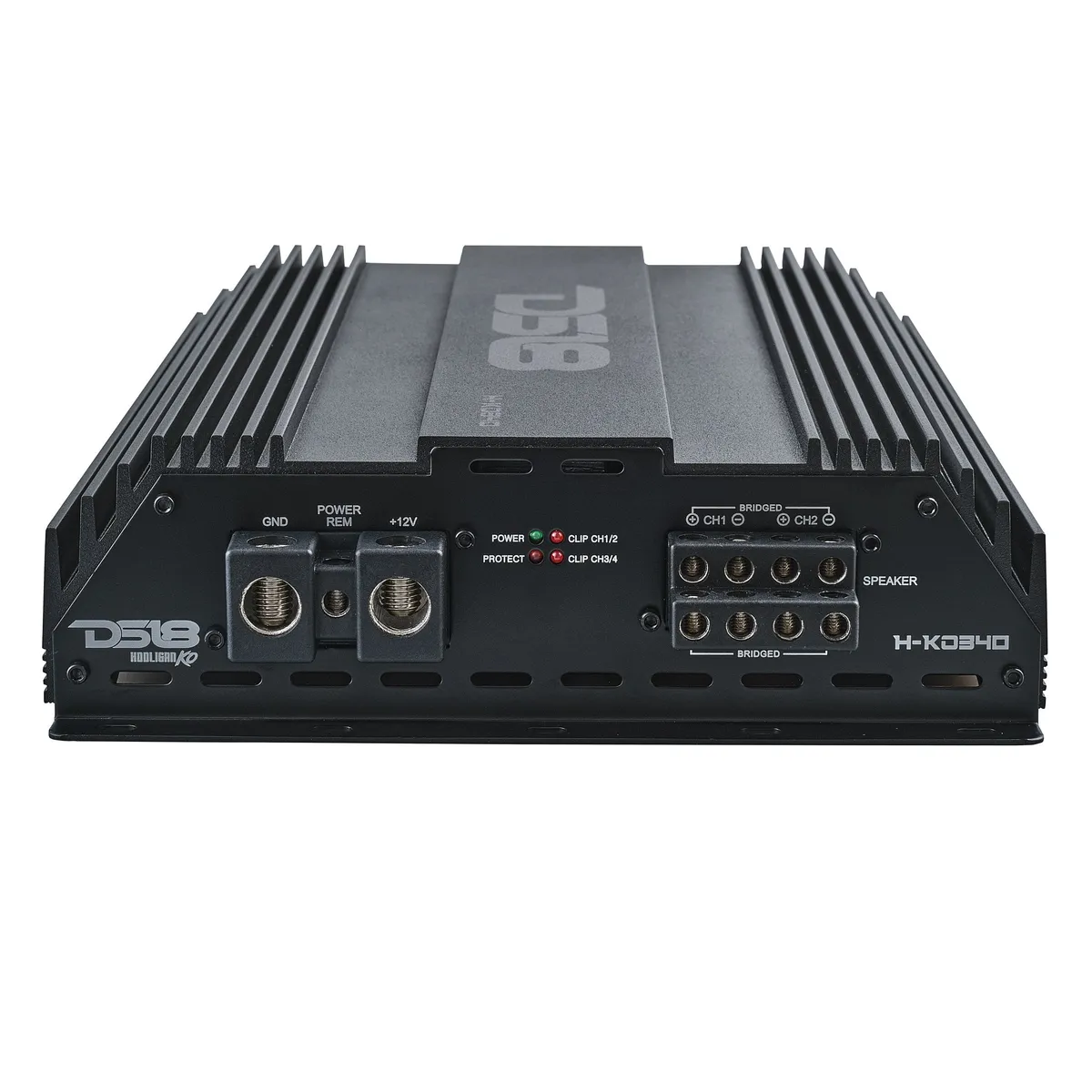 HOOLIGAN KO Full Range Class D 4-Channel Amplifier 4 x 300 Watts Rms @ 4-Ohm Made In Korea product image