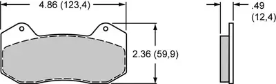Wilwood Brakes Wilwood CALIPERDP61.381.001.00.810 ROTOR