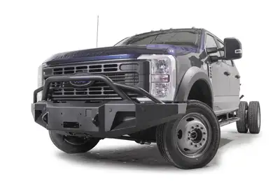 Fab Fours Ford F450-F550 Premium Front Bumper w/ Pre-Runner Guard Adaptive Cruise Control Compatible