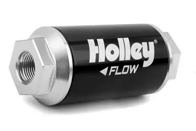 Holley Billet HP Fuel Filter - -8an 100-Micron 175GPH