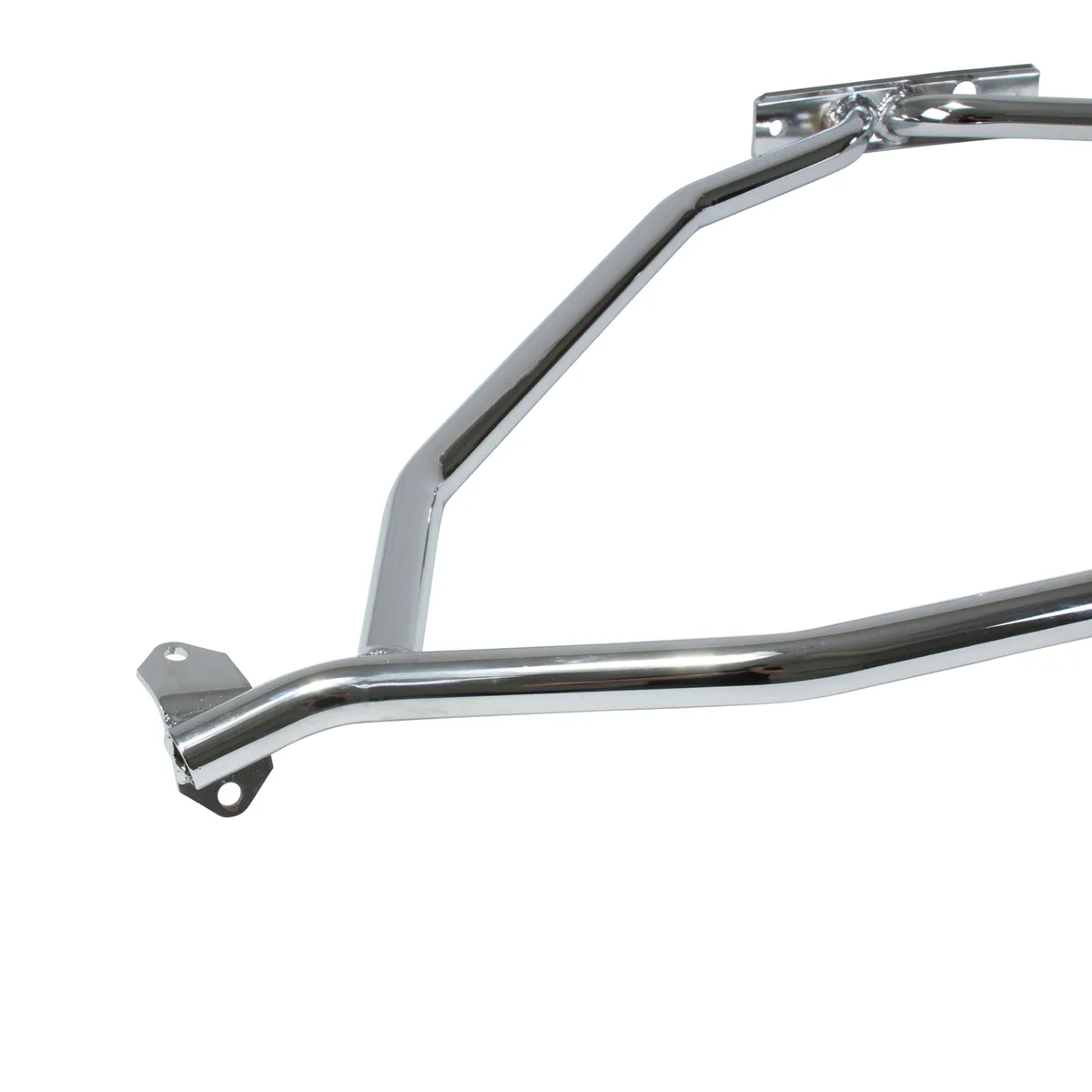 Ford Mustang Strut Tower Brace Powder Coated Chrome Finish 86-93 product image