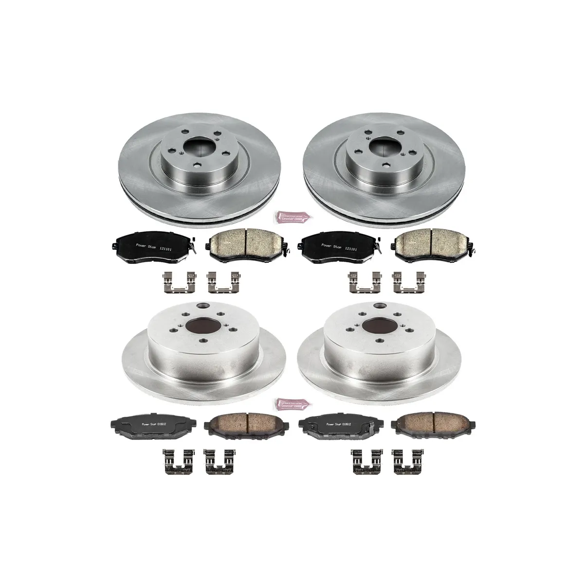Autospecialty Brake Kit fr 2016-2017 Subaru Crosstrek 2014-2018 Subaru Forester 2013-2015 Subaru xv product image