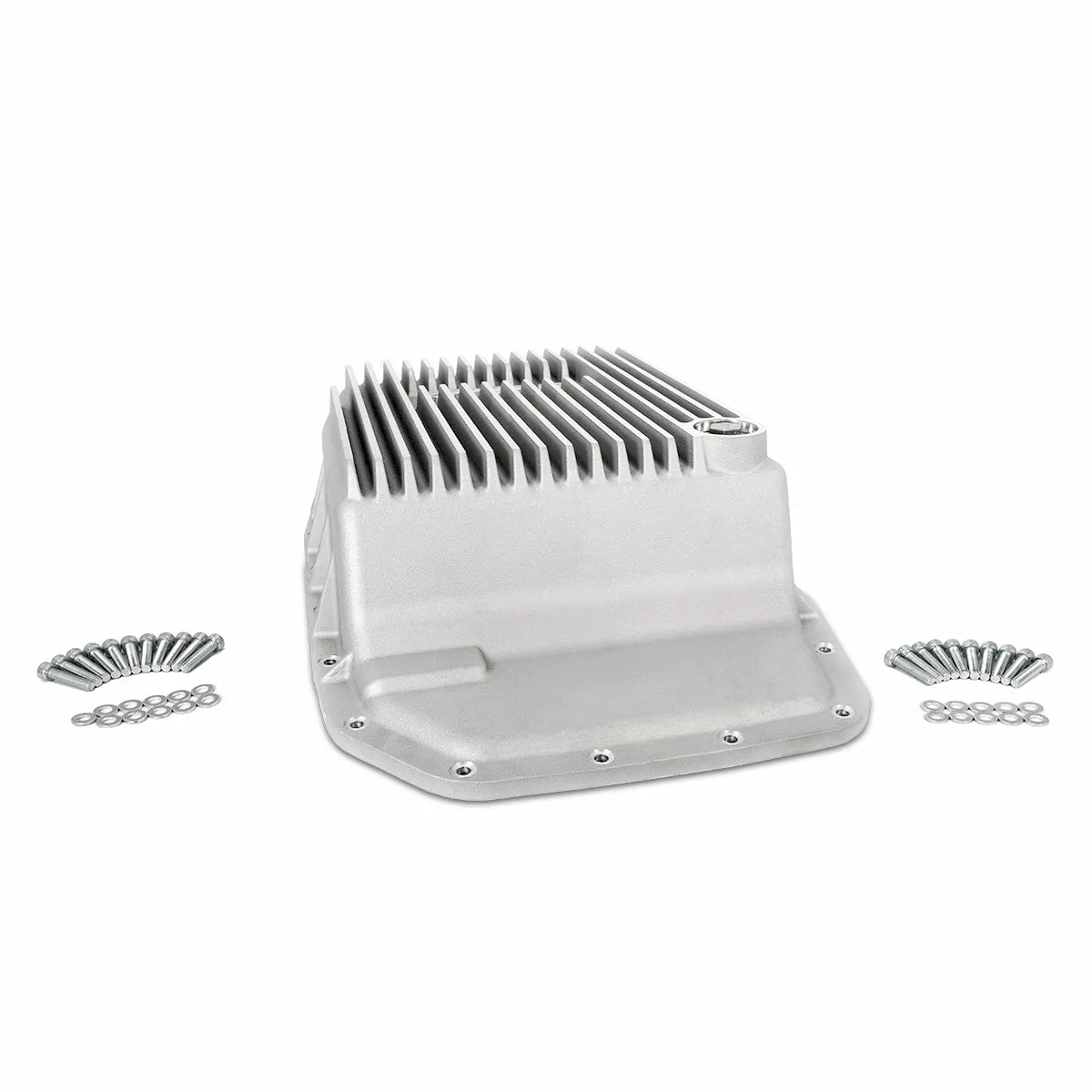 Pacific Performance Engineering 07-19 F150/Expedition/Navigator, 17-19 Super Duty 6R80/6R100 Cast Aluminum Transmission Pan Brushed Pacific Performance Engineering