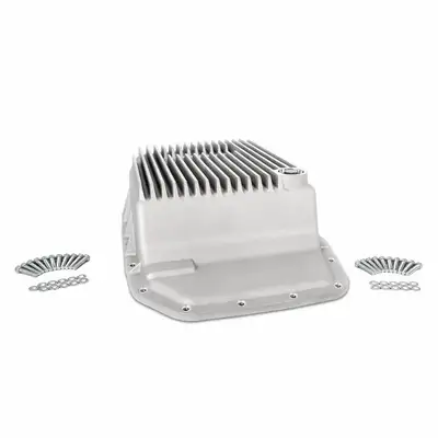 Pacific Performance Engineering 07-19 F150/Expedition/Navigator, 17-19 Super Duty 6R80/6R100 Cast Aluminum Transmission Pan Brushed Pacific Performance Engineering