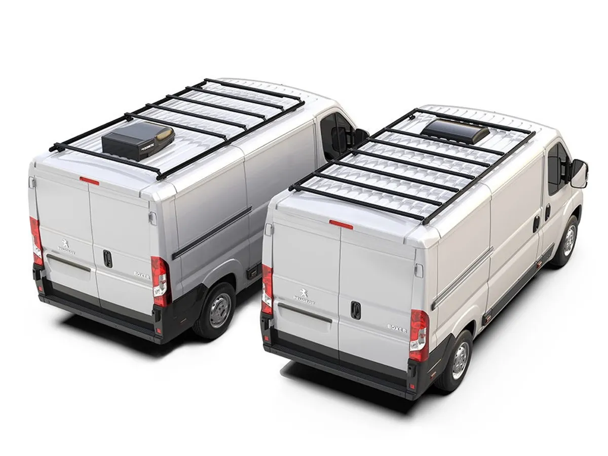 Front Runner Slimpro Van Rack Kit; For 2014-2023 Peugeot Boxer L2H1/136 in. WB/Low Roof;