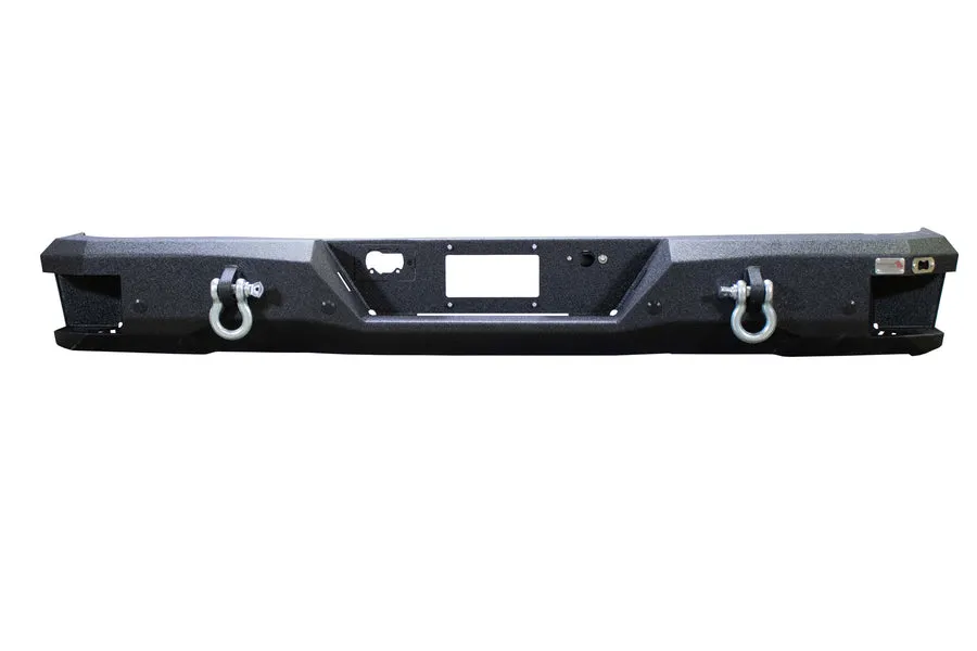 0713 Silverado/Sierra 1500 Rear Bumper Black Powder Coat Coldrolled Steel product image