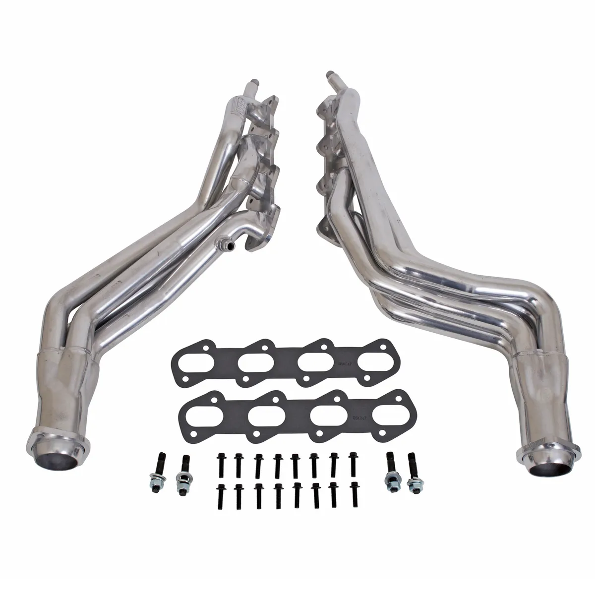 Ford Mustang Cobra 1-5/8 Long Tube Exhaust Headers Polished Silver Ceramic 96-98 product image