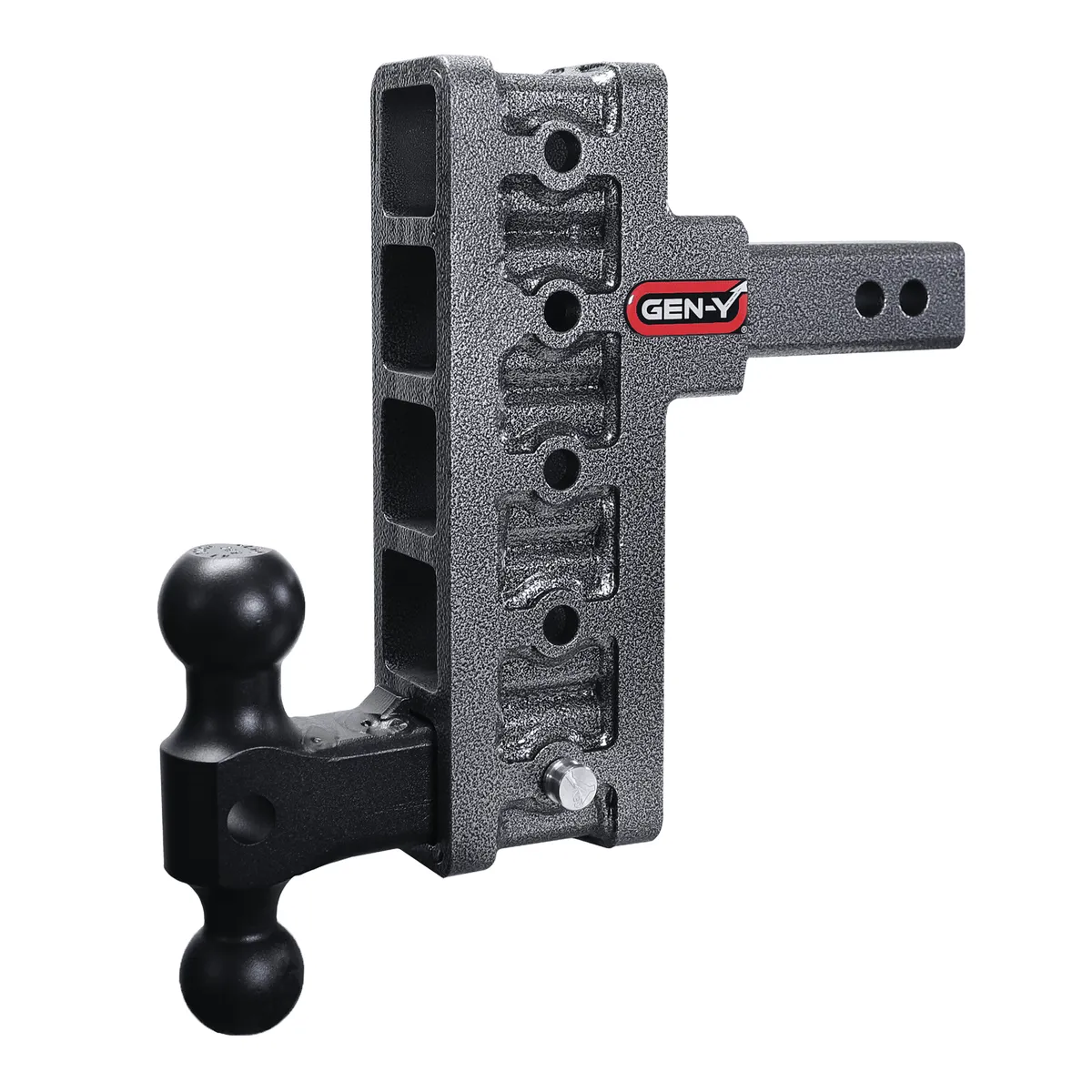 GEN-Y Hitch Mega-Duty 10in Drop Hitch w/ Dual-Ball Mount and Pintle Lock product image