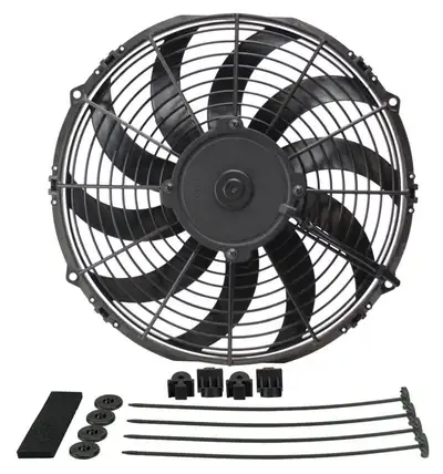Derale HO Extreme 12in Curved Blade Puller Electric Fan