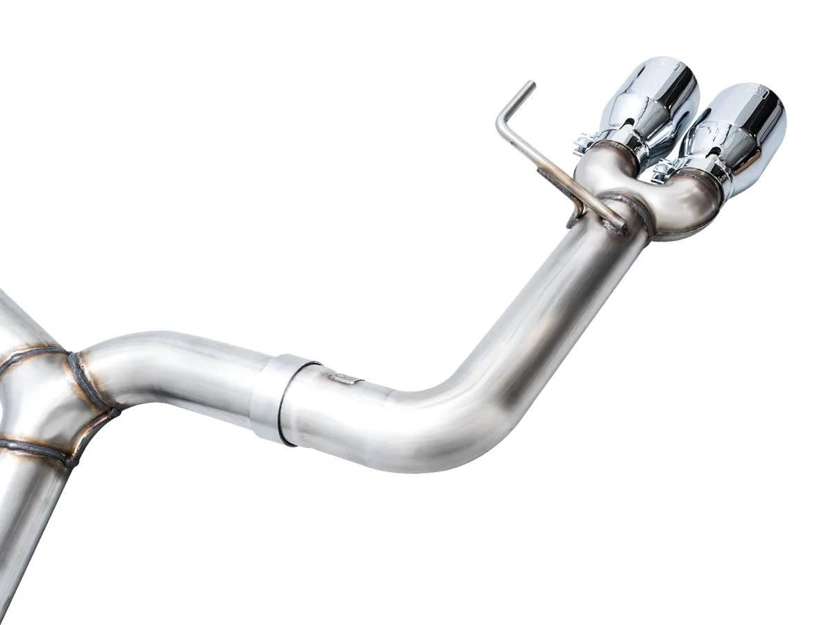 AWE Track Edition Axleback Exhaust for VB Subaru WRX - Diamond Black Tips 3020-43424 product image