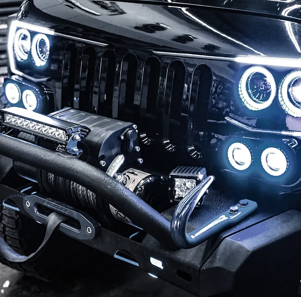 Oracle Lighting Vector Series Grill ColorSHIFT Halo LED Kit w/BC1 Controller - JT/JL/JK product image