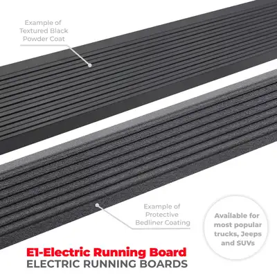 Go Rhino Go Rhino 20404780PC - RealTruck VoltStep Electric Running Board Kit - Textured Black