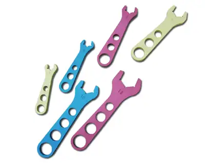 Racing Power Company Aluminum AN Wrench 6 Pc Set
