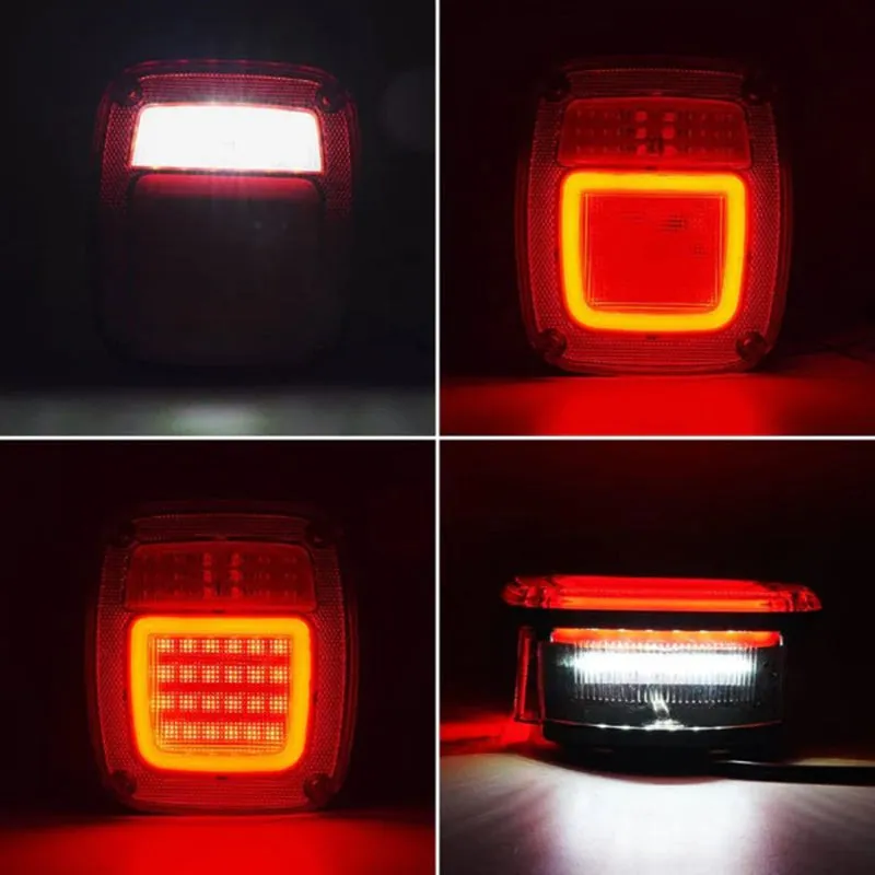Jeep Wrangler LED Tail Light Assembly for 1979-2006 TJ YJ CJ product image