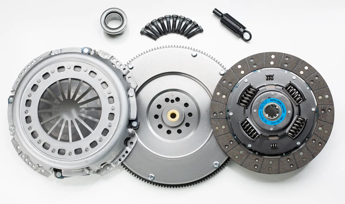 South Bend Clutch Stock Clutch Kit Stock 99-03 7.3L Ford Power Stroke 6 speed trans. 1944 Kits Will NOT work with O.E flywheel.