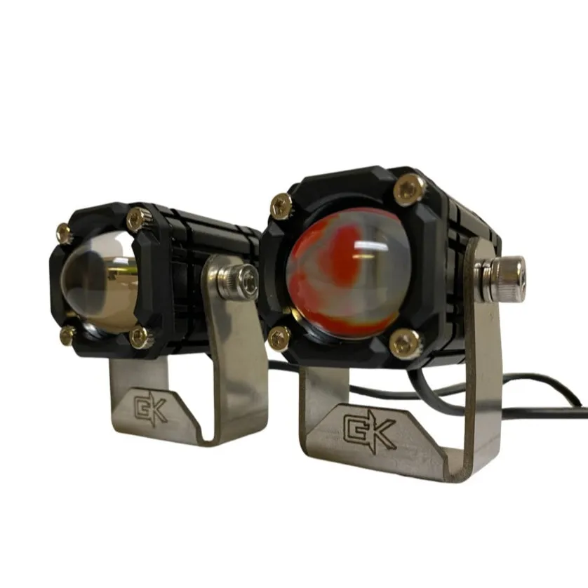 GK "Easy Switch" 3 Function LED Amber/White Pod Lights product image