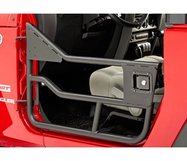 Jeep Tube Doors HighRock 4x4 Element Doors For Jeep 2007-2018 Wrangler JK Front Matte Black Bestop product image