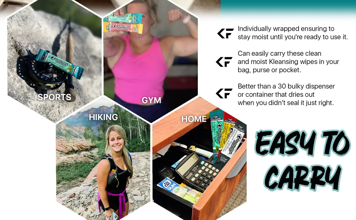 Klean Freak The Flusher - 100 Pack Georgia Peach FHGP10 product image