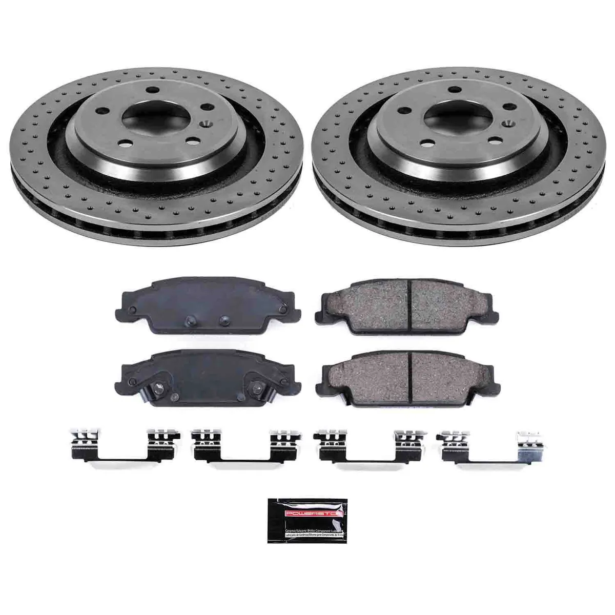 Z17 Direct Replacement Kit: Rotors; Ceramic Pads W/Hardware product image