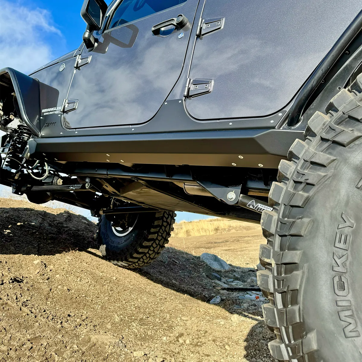 0718 Wrangler Rocker Trim Kit Raw product image