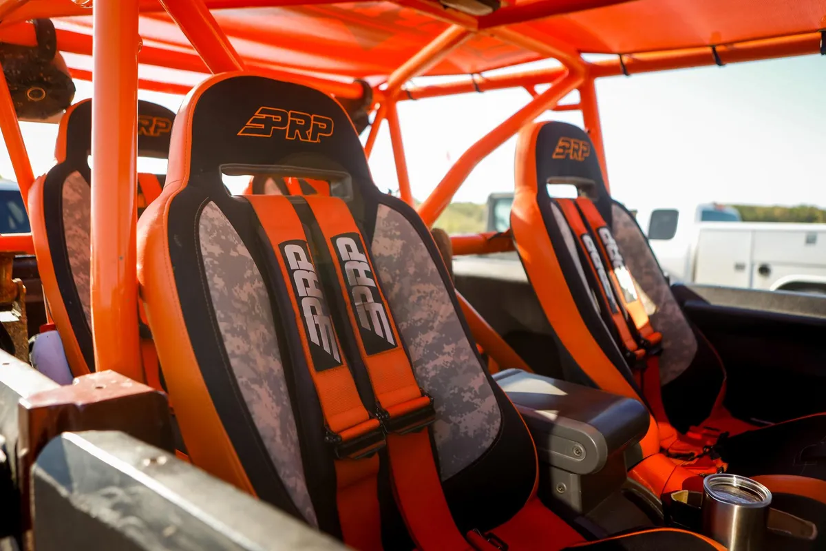 4.3 Harness 4 point Harness with 3 inch Belts Orange PRP Seats product image