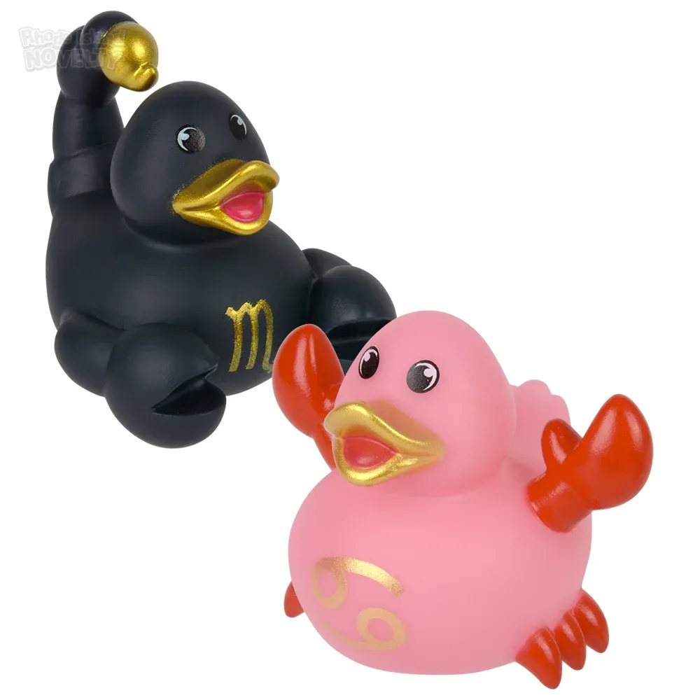 2\" Zodiac Rubber Ducky Assortment 100ct product image