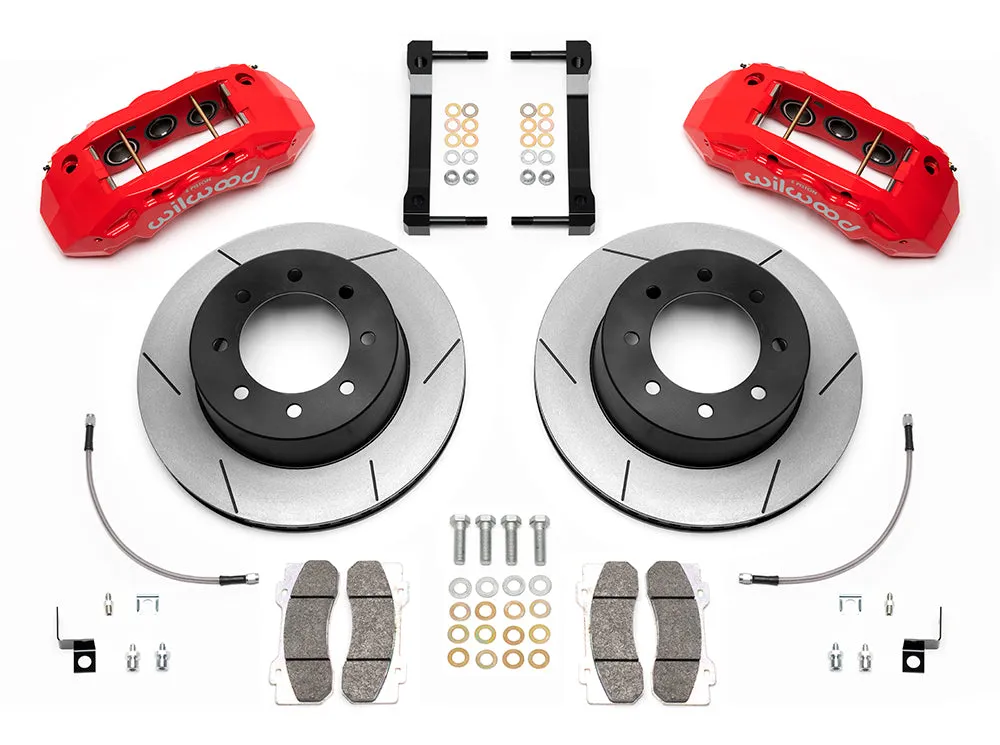 1317 F250/F350 4WD Kit Rear Tx6r 15.50 Rotor Red W/Lines product image