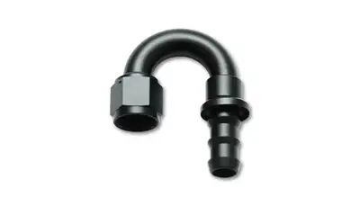 Vibrant Performance Vibrant Performance - 22812 - Push-On 180 Degree Hose End Elbow Fitting; Hose Size: -12AN