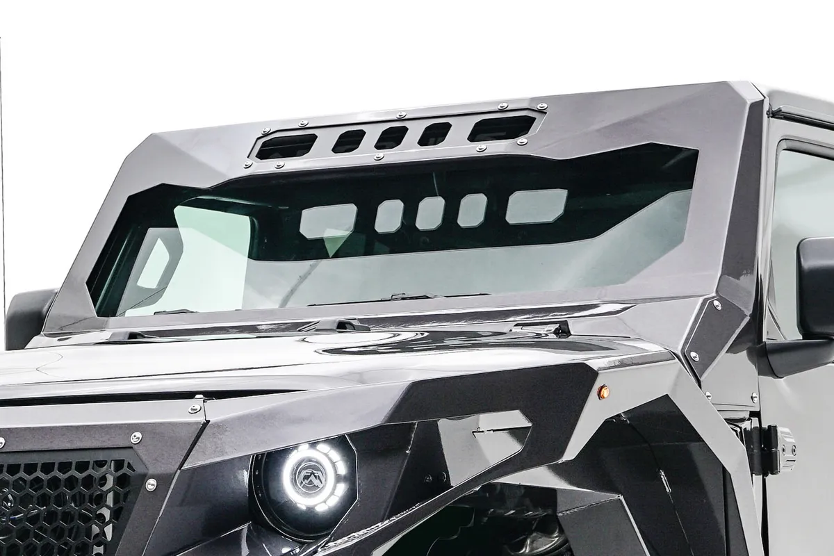 ViCowl; 11 Gauge Steel Construction; 2 Stage Matte Black Powder Coat w/Epoxy Primer; product image