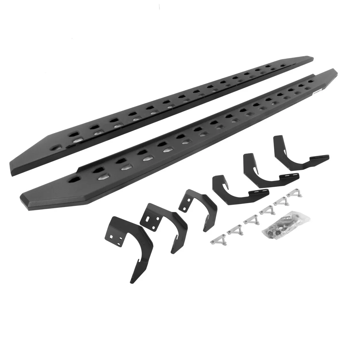 Go Rhino Go Rhino 69429980SPC - RB10 Slim Line Running Boards With Mounting Brackets - Textured Black