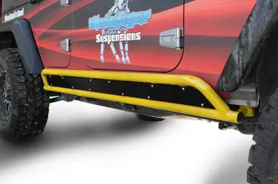 Steinjager Armor 2007-2018 Rock Sliders Phantom Frame for 4 Door Models Lemon Peel