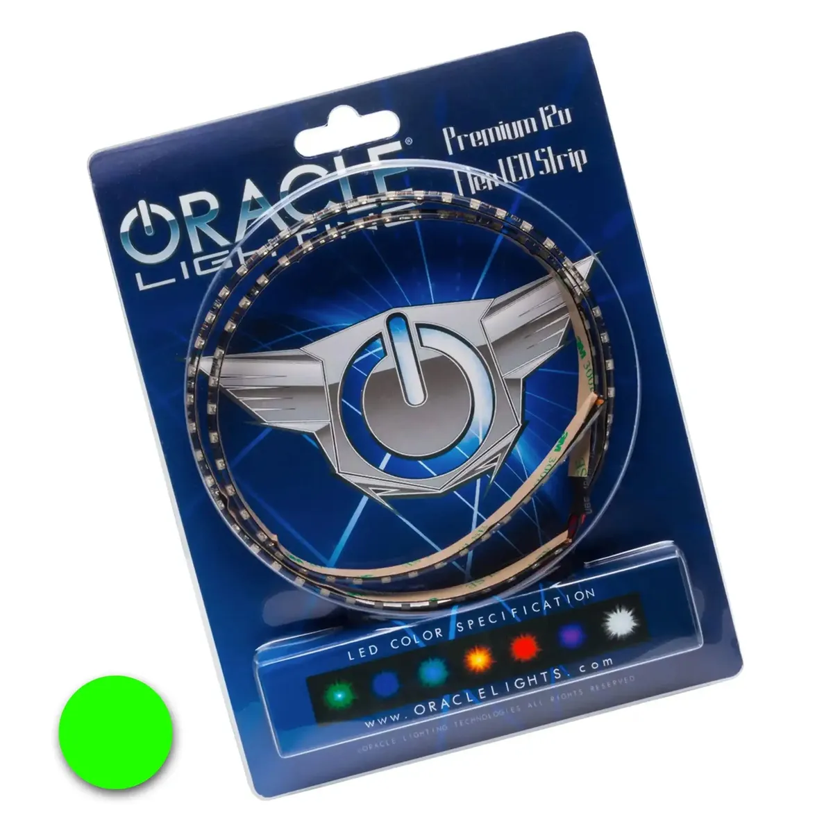 Oracle Lighting Ambient LED Lighting Flexible Strip Footwell Kit, Green product image