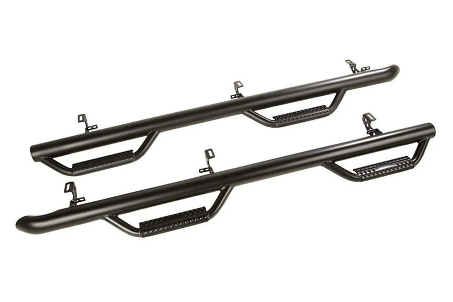 Rugged Ridge Spartan Nerf Bars Textured Black; 1818 Jeep Wrangler Jlu 4 Door
