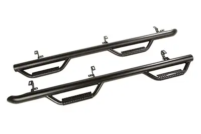 Rugged Ridge Spartan Nerf Bars Textured Black; 1818 Jeep Wrangler Jlu 4 Door