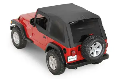 Rampage Rampage Frameless Soft Top Kit - Black - TJ