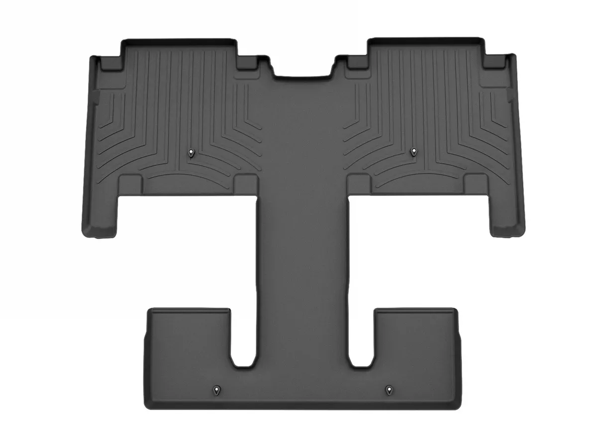 Weathertech FloorLiner™ DigitalFit®; Black; Rear and Third Row;