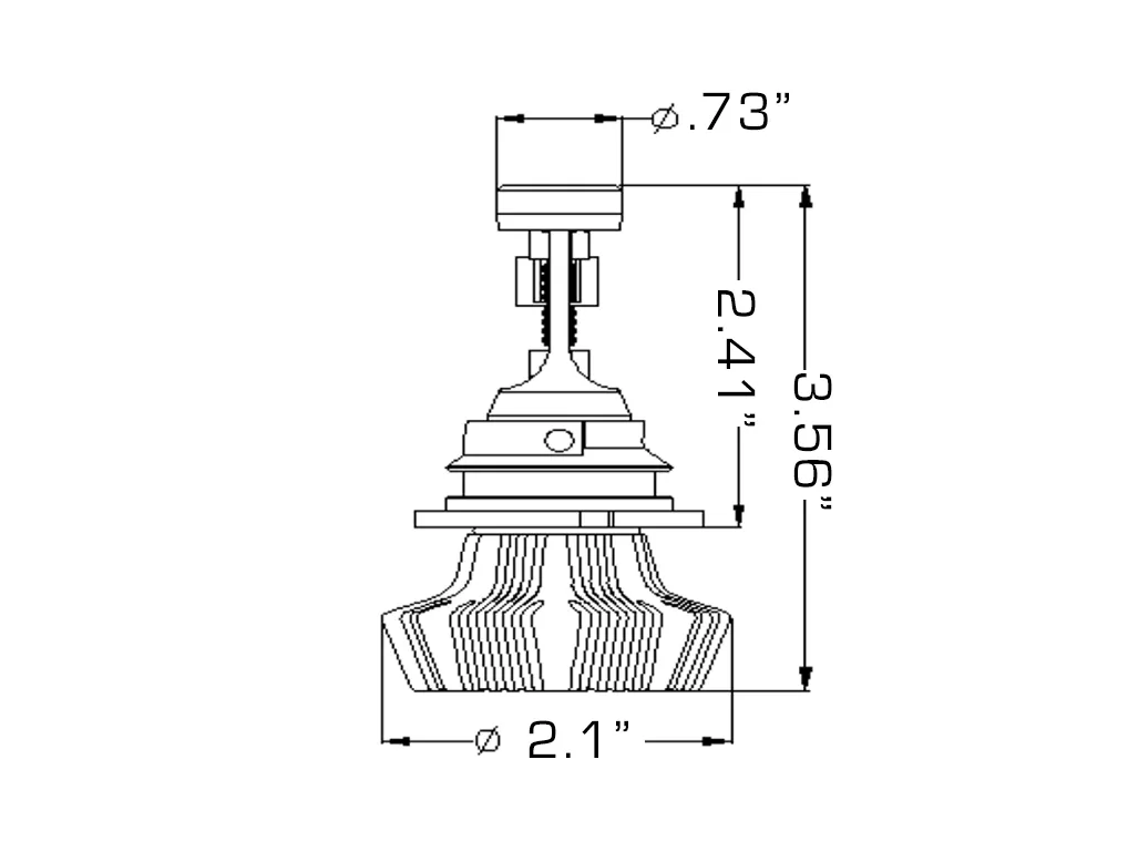 5241-001 - ORACLE 9007 4,000 Lumen LED Headlight Bulbs (Pair) product image