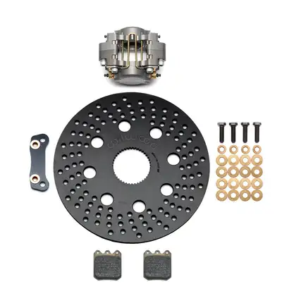 Wilwood Brakes Wilwood DPS-LW Right Rear Kit - Sprint 10.20in Aluminum Drilled Rotor