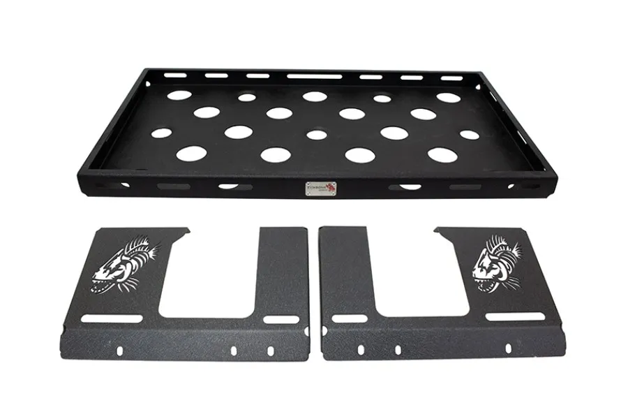 4-Door, Steel, Black powder coated, Includes mounting hardware, Usable Rack Space is 34-1/4 in. x 19-3/16 in. product image
