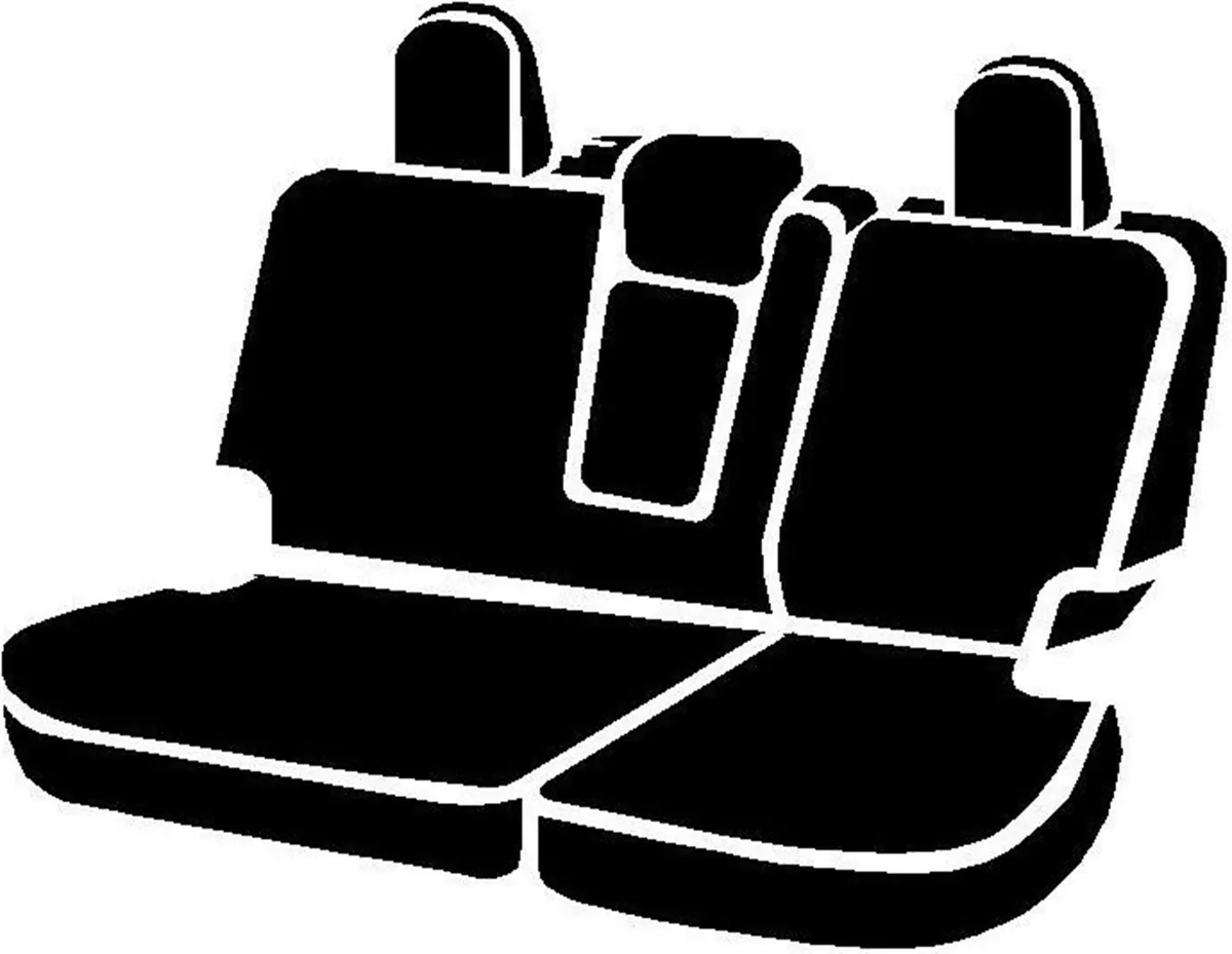 FIA NP95-2 GRAY NP90 Series - Neoprene Custom Fit Rear Seat Cover- Black/Gray Center Panel product image