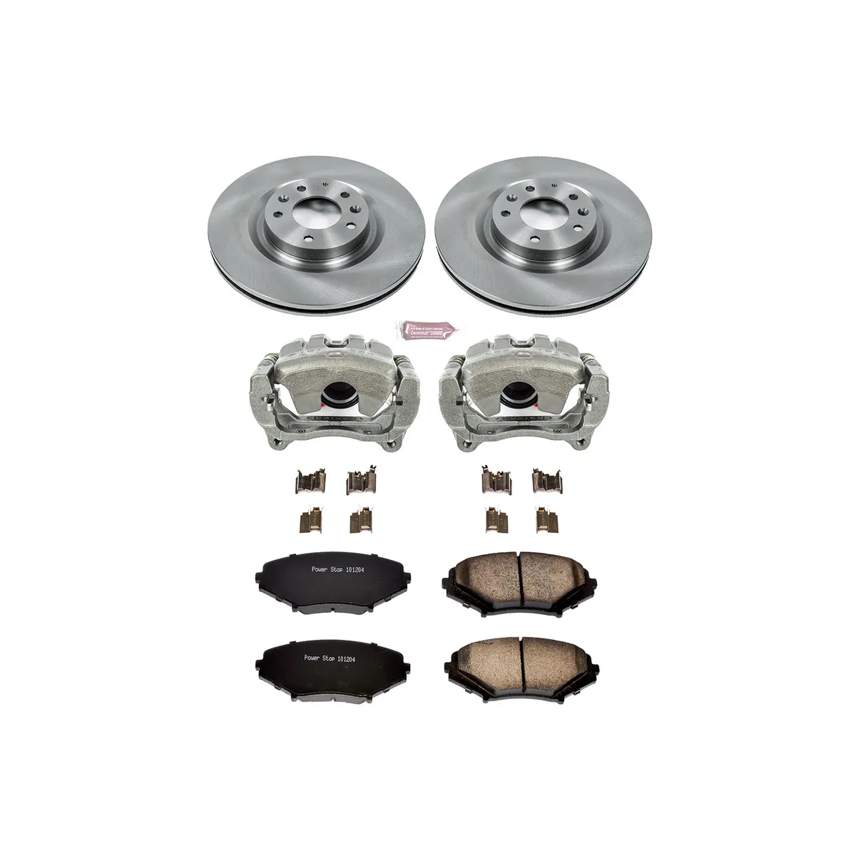 Z17 Direct Replacement Kit: Rotors; Ceramic Pads; Calipers product image